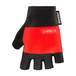 SANTINI guantes de dedos cortos - LA VUELTA 2020 - rojo/negro