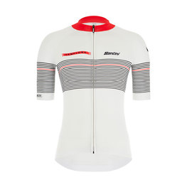 SANTINI jersey de manga corta - LA VUELTA 2020 - blanco