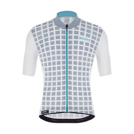 SANTINI jersey de manga corta - MITO GRIDO - blanco/gris