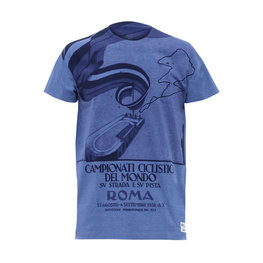 SANTINI Camiseta de manga corta - UCI STORY - azul/multicolor