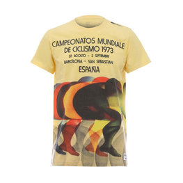 SANTINI Camiseta de manga corta - UCI STORY - multicolor/amarillo