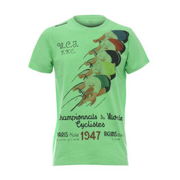 SANTINI Camiseta de manga corta - UCI STORY - verde/multicolor