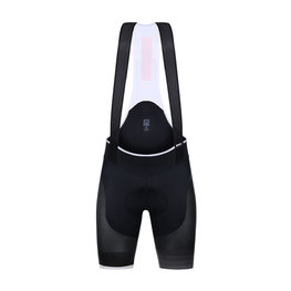 SANTINI pantalones cortos de tirantes - TONO - negro/blanco
