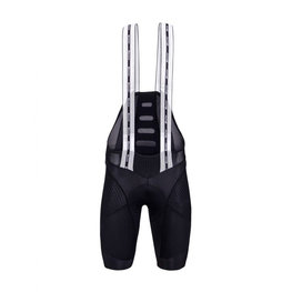 SANTINI pantalones cortos de tirantes - B-COOL - negro
