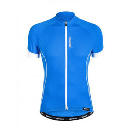 SANTINI jersey de manga corta - ORA - blanco/azul