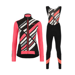 SANTINI jersey y pantalón de invierno - CORAL R. LADY WINTER - negro/rosa
