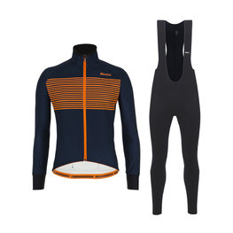 SANTINI chaqueta y pantalón de invierno - COLORE WINTER III - naranja/azul/negro