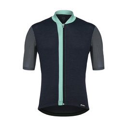 SANTINI jersey de manga corta - ORIGINE - azul claro/negro