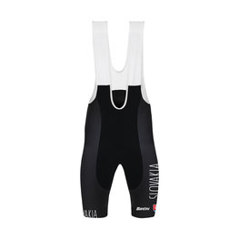 SANTINI pantalones cortos de tirantes - TEAM SLOVAKIA 2020 - negro