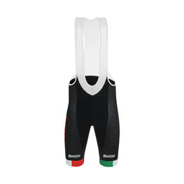 SANTINI pantalones cortos de tirantes - DUCATI CORSE 2019 - negro