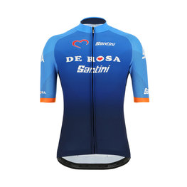 SANTINI jersey de manga corta - DE ROSA 2019 - azul