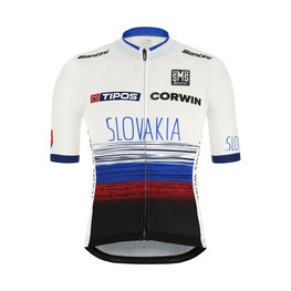 SANTINI jersey de manga corta - TEAM SLOVAKIA 2019 - rojo/azul/blanco