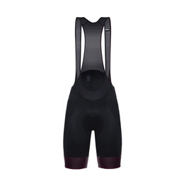 SANTINI pantalones cortos de tirantes - SCATTO  - negro/granate