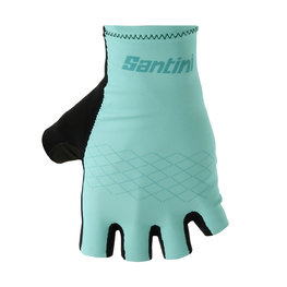 SANTINI guantes de dedos cortos - REDUX  - azul claro
