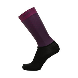 SANTINI calcetines clásicos - REDUX - negro/granate