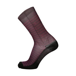 SANTINI calcetines clásicos - SOFFIO - negro/granate