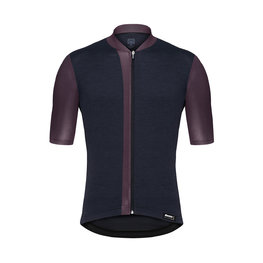 SANTINI jersey de manga corta - ORIGINE - negro/granate