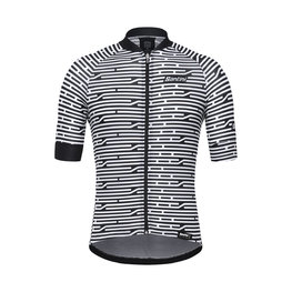 SANTINI jersey de manga corta - SOFFIO  - negro/blanco