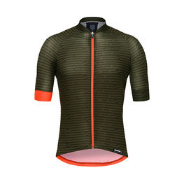 SANTINI jersey de manga corta - SOFFIO - verde/naranja