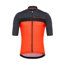 SANTINI jersey de manga corta - STILE  - negro/naranja