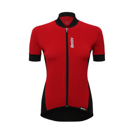 SANTINI jersey de manga corta - BRIO LADY - rojo/negro