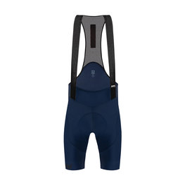 SANTINI pantalones cortos de tirantes - TONO PURO - azul