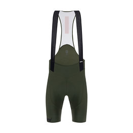 SANTINI pantalones cortos de tirantes - TONO PURO - verde