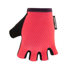 SANTINI guantes de dedos cortos - MILLE - naranja/rosa