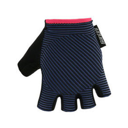SANTINI guantes de dedos cortos - MILLE - azul/rosa