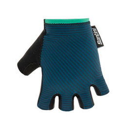SANTINI guantes de dedos cortos - MILLE - azul/verde