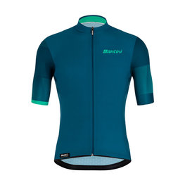 SANTINI jersey de manga corta - MITO SPILLO - azul/verde