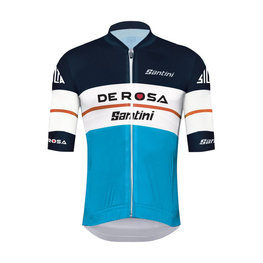 SANTINI jersey de manga corta - DE ROSA 2020 - blanco/azul
