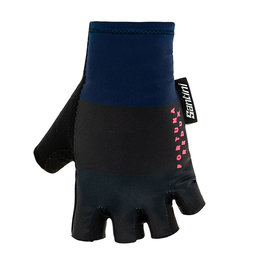 SANTINI guantes de dedos cortos - REDUX FORTUNA AERO - azul