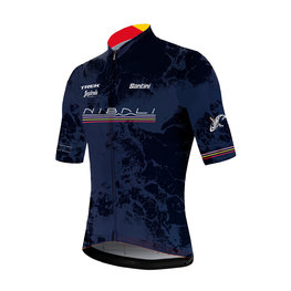 SANTINI jersey de manga corta - NIBALI - azul