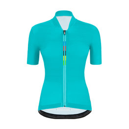 SANTINI jersey de manga corta - UCI RAINBOW LADY - azul claro