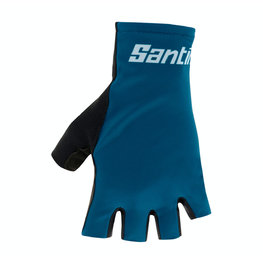 SANTINI guantes de dedos cortos - ISTINTO - azul