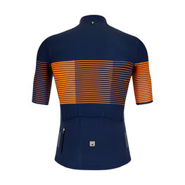 SANTINI jersey de manga corta - TONO FRECCIA - azul/naranja