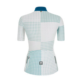 SANTINI jersey de manga corta - TONO SFERA LADY - blanco/azul