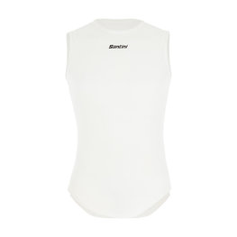 SANTINI camiseta sin mangas - PIUMA - blanco
