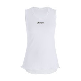 SANTINI camiseta sin mangas - PIUMA LADY - blanco