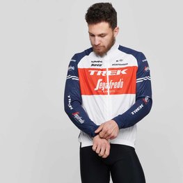 SANTINI chaqueta cortaviento - TREK SEGAFREDO 2021 - rojo/blanco/azul