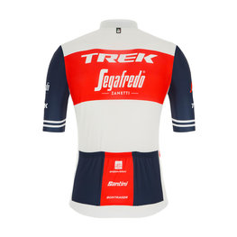 SANTINI jersey de manga corta - TREK SEGAFREDO 2021 - rojo/blanco/azul