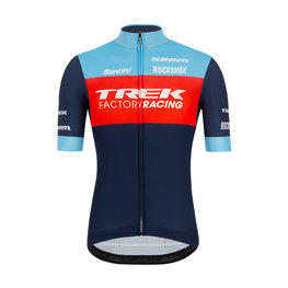 SANTINI jersey de manga corta - TREK TFR XC 2021 - azul claro/azul