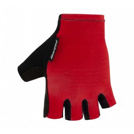 SANTINI guantes de dedos cortos - CUBO  - rojo