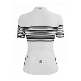 SANTINI jersey de manga corta - TONO PROFILO LADY - blanco/negro