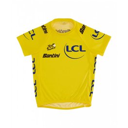 SANTINI jersey de manga corta - TOUR DE FRANCE 2024 - amarillo