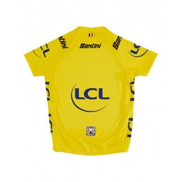 SANTINI jersey de manga corta - TOUR DE FRANCE 2024 - amarillo