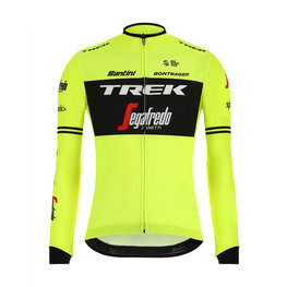 SANTINI maillot de invierno de manga larga - TREK 2019 CLASSE WNT - negro/amarillo
