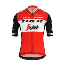 SANTINI jersey de manga corta - TREK 2019 SLEEK99 - blanco/negro/rojo
