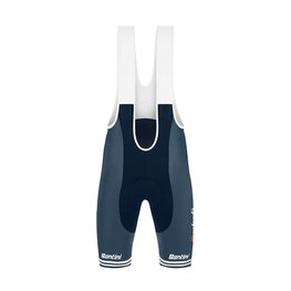 SANTINI pantalones cortos de tirantes - TREK SEGAFREDO 2020 - azul